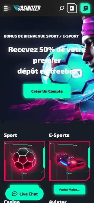 Casinozer Nouveau Casino en Ligne 2026